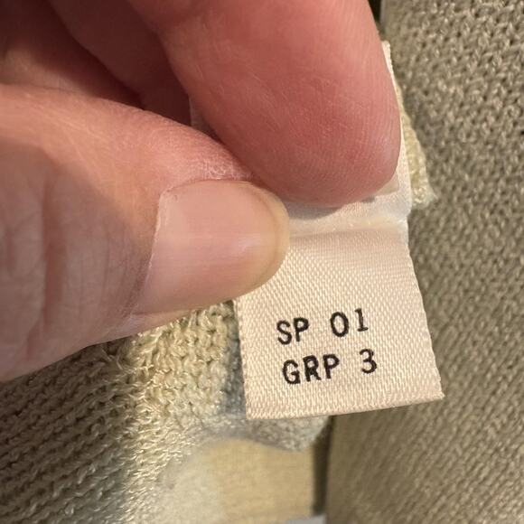 Vtg St John Cardigan 8 Green Black Pearl Trim Lady Jacket Santana Marie Gray USA - Picture 16 of 16